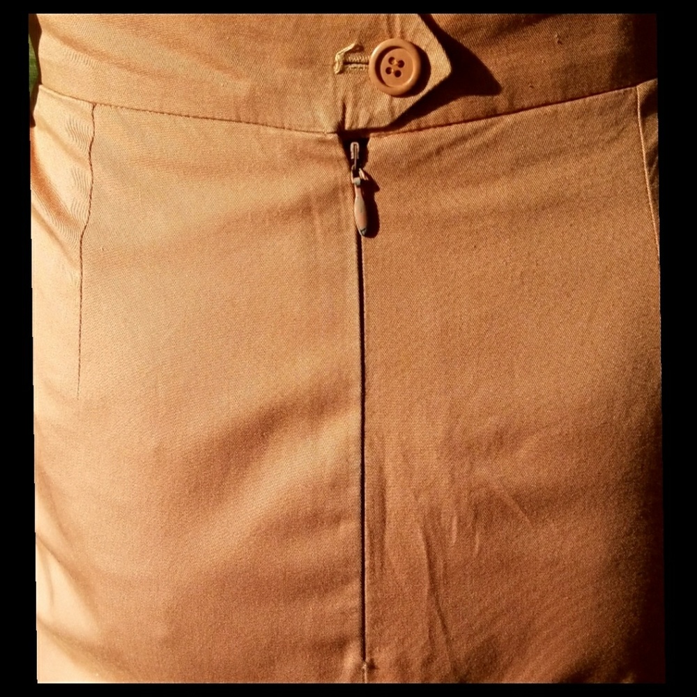 ⭐️HP⭐️VTG▪️DIOR▪️1980’s Peach Mini Pencil Skirt - Picture 4 of 7